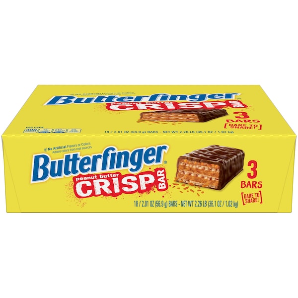 Nestle Butterfinger Crisp Paquete Compartir 2.01 oz., PK144 - 00099900100743U