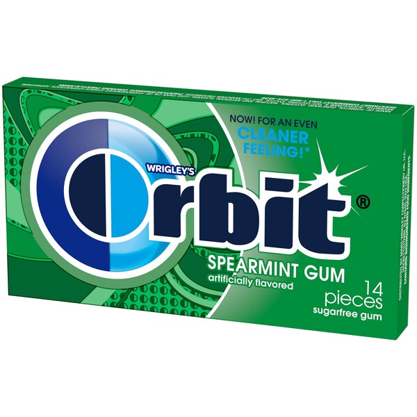 Chicle Orbit Orbit Sabor Hierbabuena 14 Piezas, PK144 - 278729