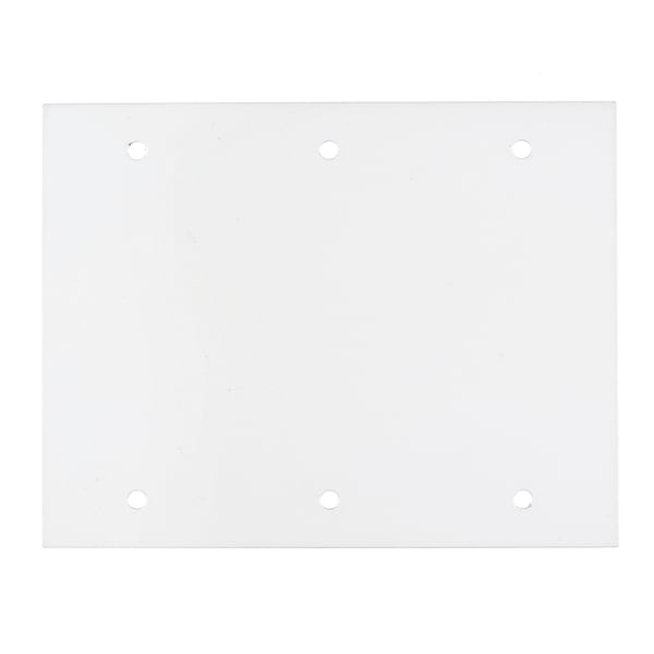 Hubbell Wiring Device-Kellems Sub-Plate, 3 Gangs, Steel - S1R8CSPN