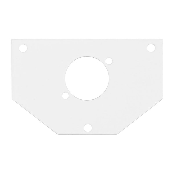 Hubbell Wiring Device-Kellems Recessed 10" Series, Sub Plate, 1/2 Perimeter, (1) XLR Opening - S1R10PSPO