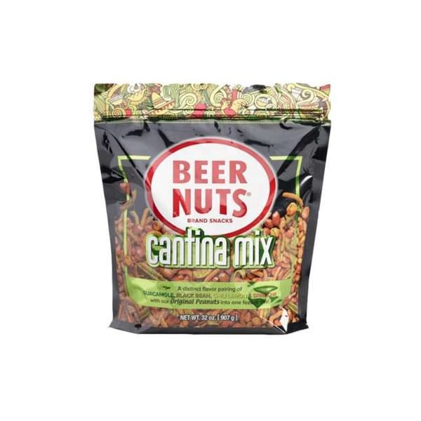 Nueces de cerveza Mezcla Original de Bar 32 oz. en Bolsa de pie, paquete de 8 - 06323.