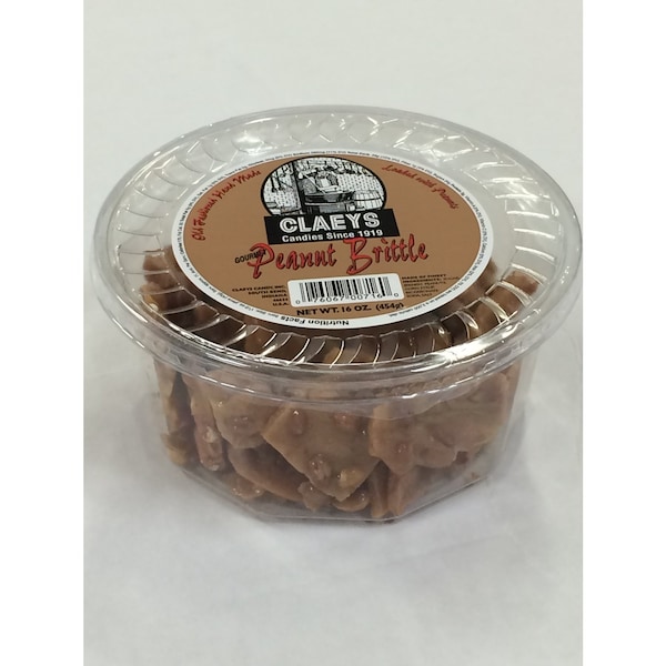 Claeys Candy - Brittle de Cacahuate Hecho a Mano al Estilo Antiguo de Claeys 16 oz - 71612