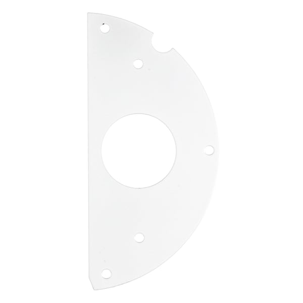 Hubbell Wiring Device-Kellems Recessed 6" Series, Sub Plate, 50% Right Side, (1) 1.40" Receptacle Opening - S1R6SPJ