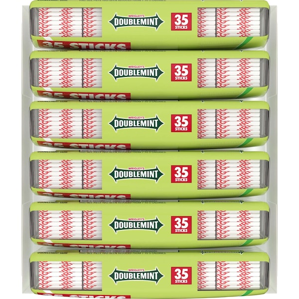 Chicle sin azúcar de Doublemint Doublemint, 35 piezas, PK48 - 391643