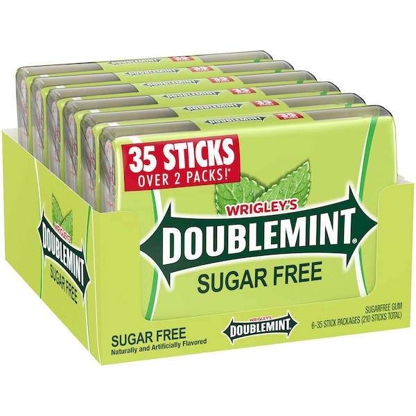 Chicle sin azúcar de Doublemint Doublemint, 35 piezas, PK48 - 391643