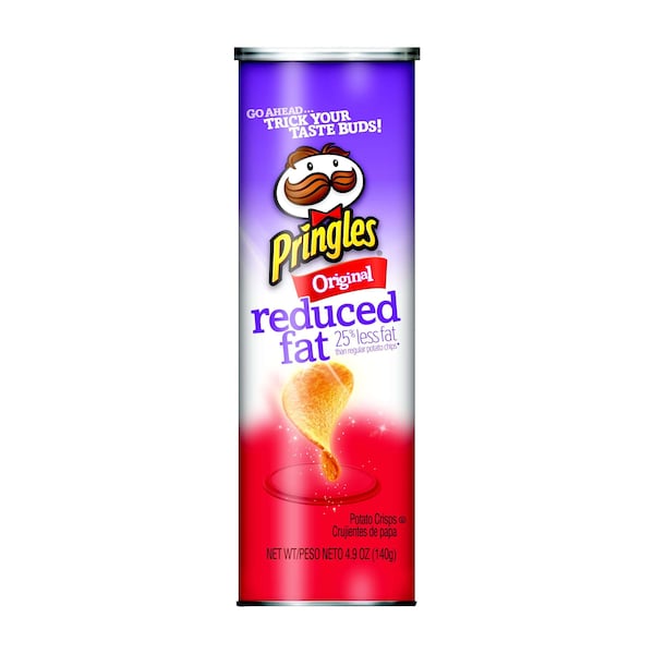 Pringles Pringles Original Reducidas en Grasa Papa Crujiente 4.9 oz., Paquete de 14 - 3800013865