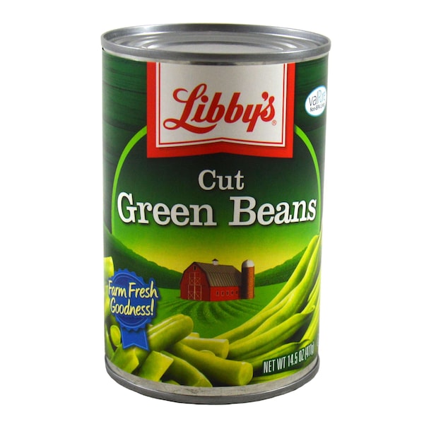 Libbys Libby Cut Green Beans 4 Sieve 14.5 oz., PK24 - F003710093318

Judías verdes cortadas Libby de Libbys, tamiz 4, 14.5 oz., paquete de 24 - F003710093318