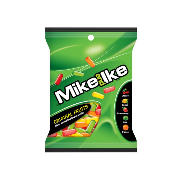 Mike & Ike Frutas Originales 8.3 oz. Bolsa con Gancho, PK12 - 7097046093