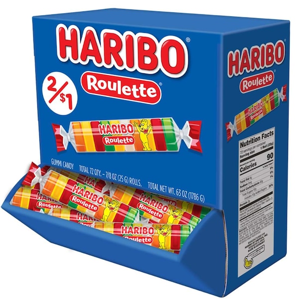 Haribo Haribo Caja de Ruleta .88 oz., PK432 - 37215