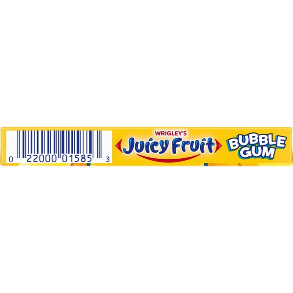 Chicle Juicy Fruit de Frutas Jugosas, Original, 5 Piezas, Paquete de 144 - 355857