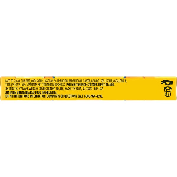 Chicle Juicy Fruit de Frutas Jugosas, Original, 5 Piezas, Paquete de 144 - 355857