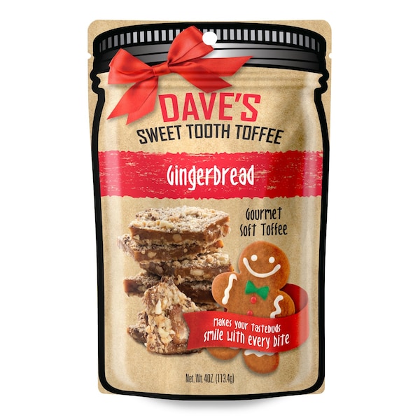 El caramelo de jengibre de Dave's Sweet Tooth de 4 oz - 63394