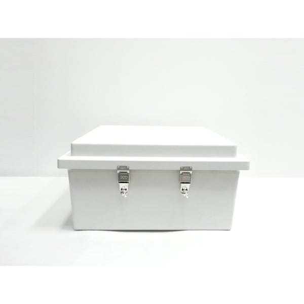Hammond Fiberglass Reinforced Polyester Electrical Enclosures, 18.4 in H, 8.13 in D, 16.4 in W, NEMA 4X - PJ18168RL