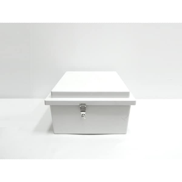 Hammond Fiberglass Reinforced Polyester Electrical Enclosures, 18.4 in H, 8.13 in D, 16.4 in W, NEMA 4X - PJ18168RL