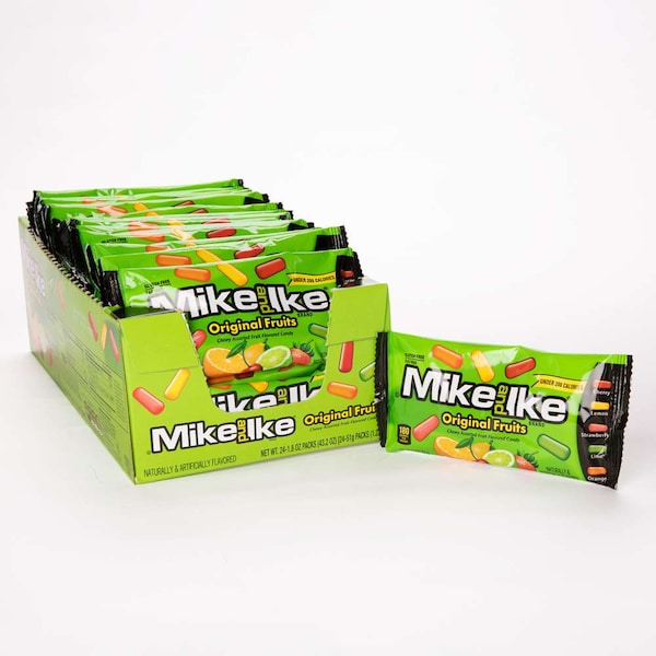 Mike & Ike Original Mike And Ike 1.8 oz., PK288 - 7097046180

Mike & Ike Original Mike And Ike 1.8 oz., paquete de 288 - 7097046180