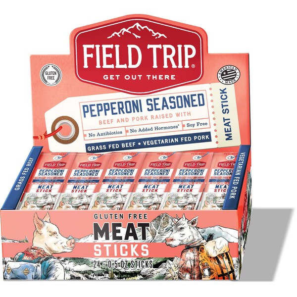 Viaje de campo Pepperoni Palillo de Carne de .5 oz., Paquete de 216 - C0050BP9CUP
