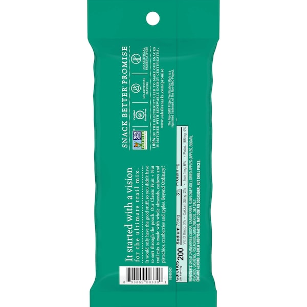 Sahale Snacks Sahale Fruit & Nut Clásico 1.5 oz., Paquete de 108 - 4899600022