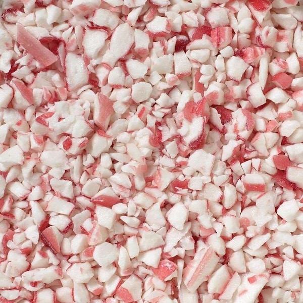 Atkinson Candy Co. Caramelo de Menta Natural Crushed Rojo y Blanco de 8 oz., paquete de 12 - 39812