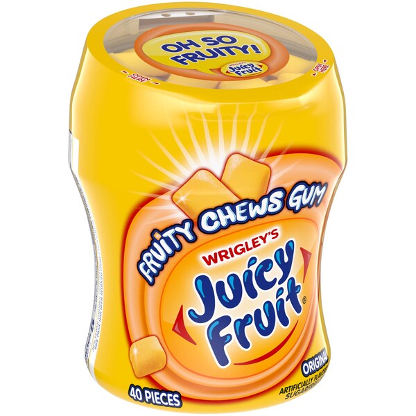 Fruta jugosa Juicy Fruit Chicles de Frutas Originales 40 Piezas, PK24 - 390915