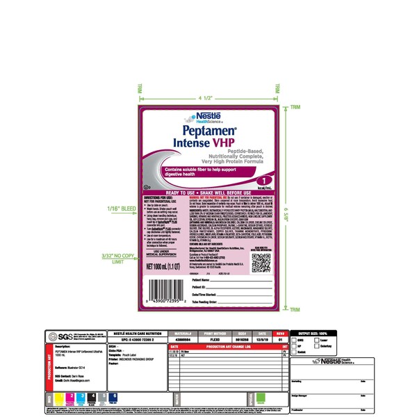 Alimentos Dietéticos Intensos Nestlé Muy Altos en Proteínas Spike Derecho 33.8 fl. oz., Paquete de 6 - 00043900493220U