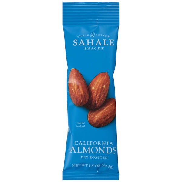 Botana Sahale Sahale 1.5 oz. Almendra de California, Caja de 108 piezas - 4899600018