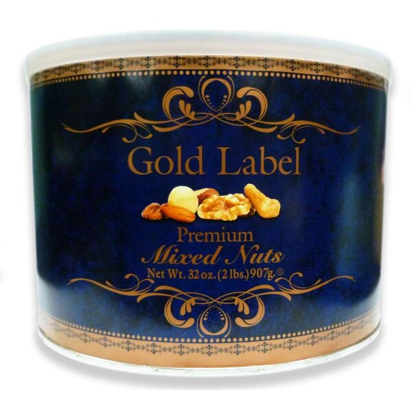 Etiqueta de Oro / Mezcla Premium Gold Label Azar de 32 oz en lata, paquete de 6 - 7279895