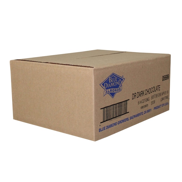 Diamante Azul Horno Asado Chocolate Oscuro 14 oz., Paquete de 6 - 05699