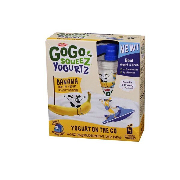 Materne GoGo Squeez Yogurtz Plátano, PK48 - 280018