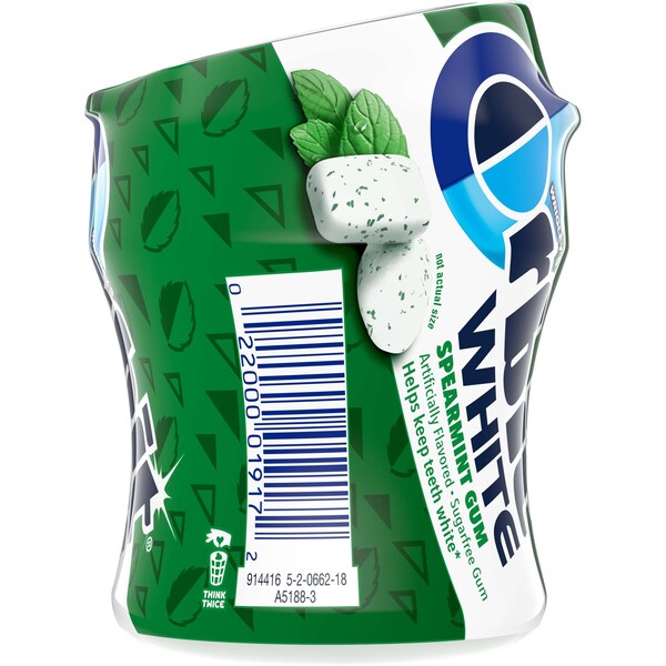 Orbit Orbit White Spearmint Soft Chew Botella 40 piezas, PK24 - 384812