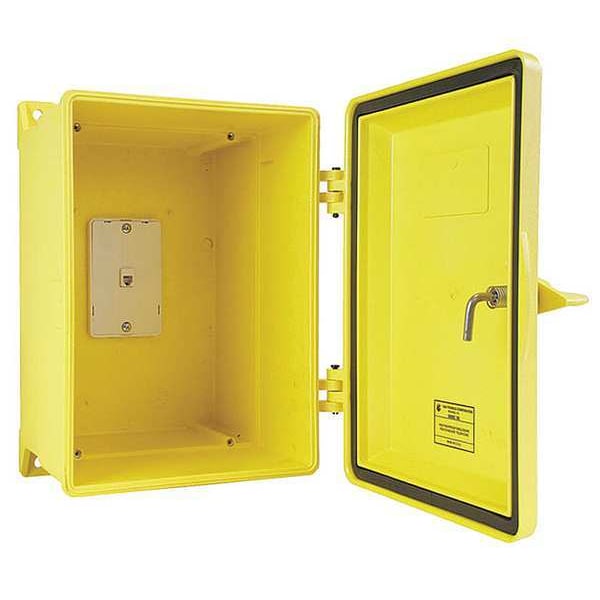 Hubbell Gai-Tronics Plastic Electrical Enclosures, 14-5/8 in H, 10-1/2 in D, 10.9 in W, NEMA 4X - 255-003YL