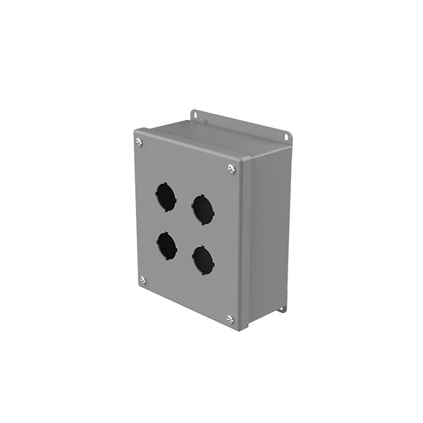Nvent Hoffman Mild Steel Electrical Enclosures, 7-1/4 in H, 3 in D, 6-1/4 in W, NEMA 12, Screw On - E4SPB