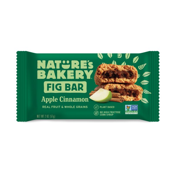 Barra de higo con manzana y canela de trigo integral de Natures Bakery, PK84 - 1501010090