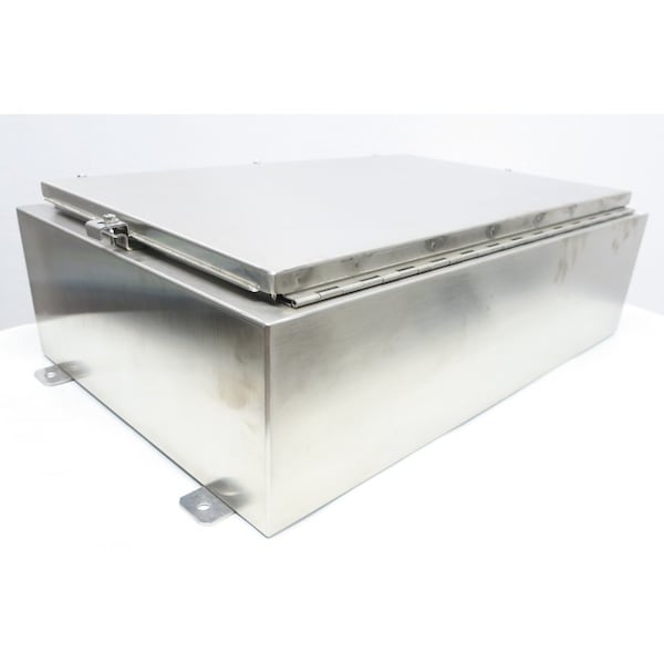 Cooper 316 Stainless Steel Electrical Enclosures, 30 in H, 8 in D, 20 in W, NEMA 4X, Hinged - 30208-4XSS6