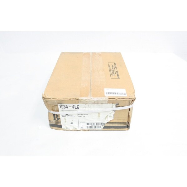 Cooper Carbon steel Electrical Enclosures, 10 in H, 4 in D, 8 in W, NEMA 4, Screw On - 1084-4LC