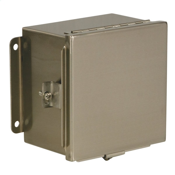 Wiegmann Enclosure Cover, 6 in. H x 14 in. W x 14 in. L, Stainless Steel - BN4121206CHSSA