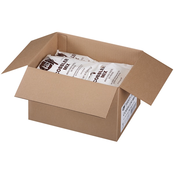 Mezcla para cobbler Foothill Farms para todo uso con frutas sin grasas trans de 19.75 oz, paquete de 12 - 585T-T0700.