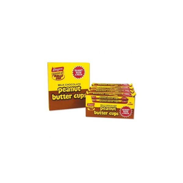Copa de mantequilla de cacahuate de chocolate con leche, paquete de 4 unidades, PK144 - 12301.