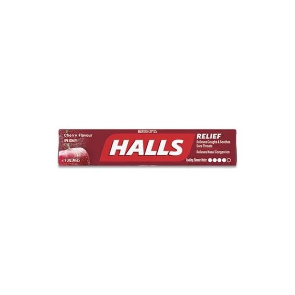 Mentho-Lyptus Pastillas para la Tos y Dolor de Garganta, Sabor Cereza, 20 piezas - AMC62476