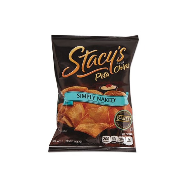 Frito-Lay Stacy's, Papas de Pita, Bolsa de 1.5 Oz, Original, 24PK - 52546