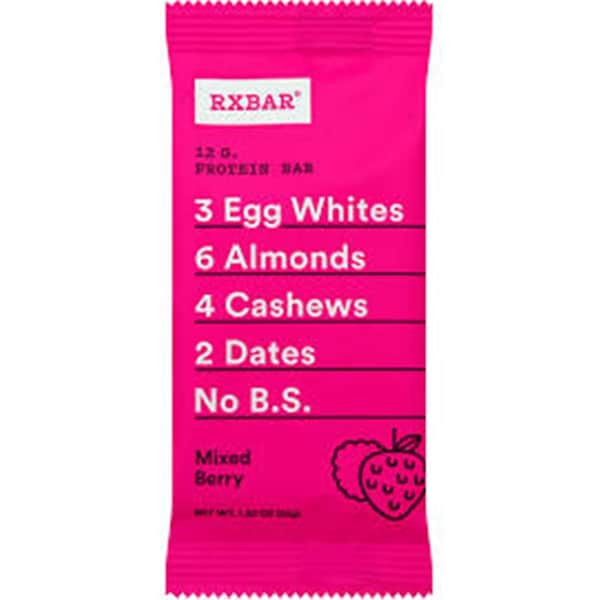 Barra de proteína de bayas mixtas Rxbar de 1.83 oz - 2058063