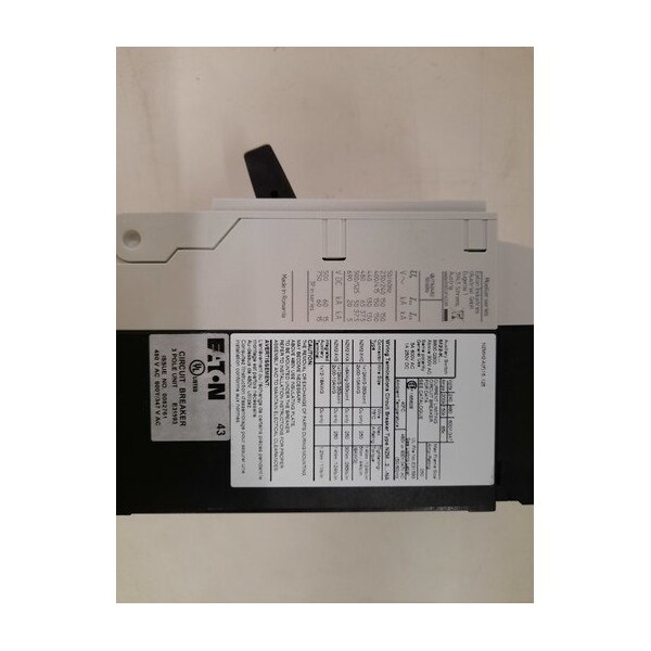 Eaton Molded Case Breakers MCCBs NZMH2 3P 250A 690V 50/60Hz 3Ph - NZMH2-A32-BT-NA