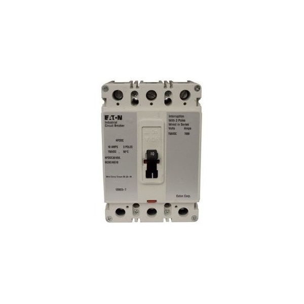 Eaton Molded Case Breakers MCCBs HFD 3P 125A 600V 50/60Hz 3Ph F Frame - HFDDC3125L
