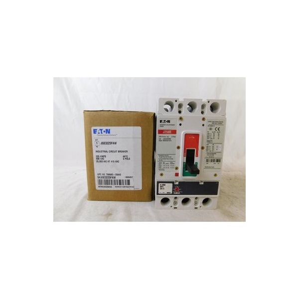 Eaton Molded Case Breakers MCCBs JGE 3P 225A 600V 50/60Hz 3Ph J Frame - JGE3225FAW