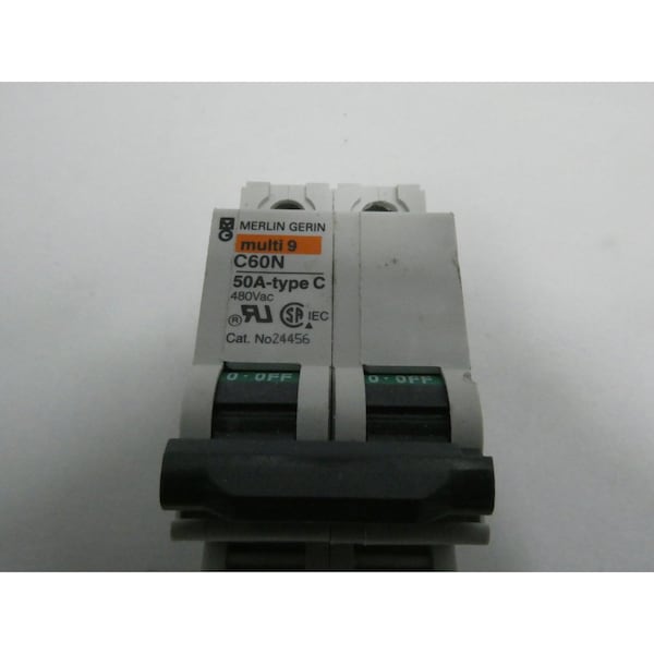 Square D 2P 50A AMP 480V-AC MINIATURE CIRCUIT BREAKER - MG24456