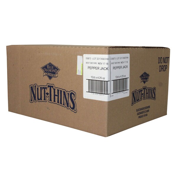 Blue Diamond Nut Thins Pepperjack 4.25 oz., PK12 - 05873

Almohaditas de Nuez Blue Diamond Pepperjack 4.25 oz., paquete de 12 - 05873