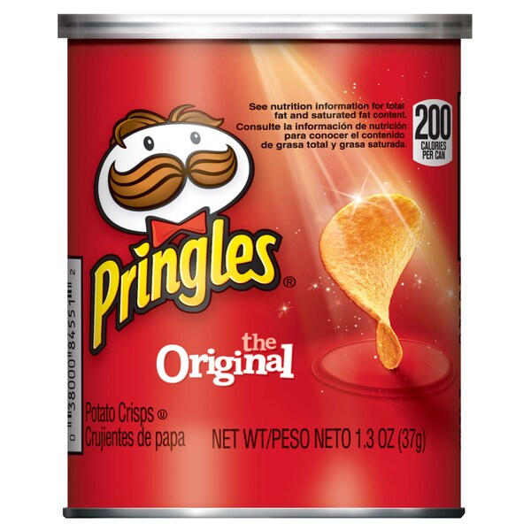 Pringles Papas Fritas Original de Papa 1.3 oz., Paquete de 36 - 3800084714