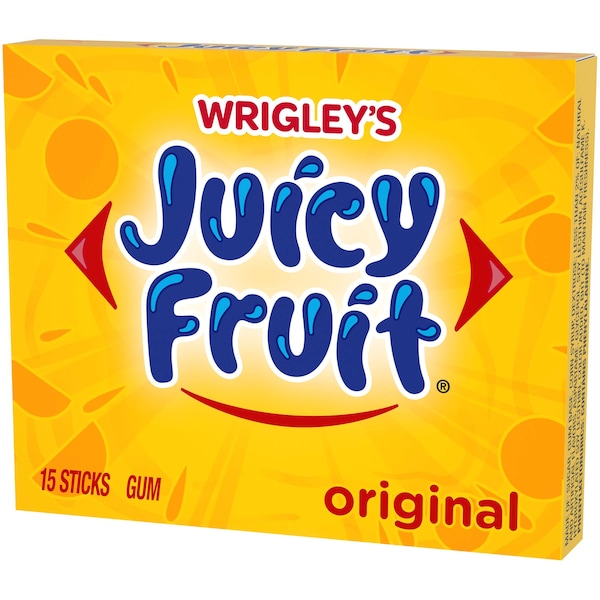 Frutas Jugosas Chicle Juicy Fruit 15 Piezas, PK60 - 269368