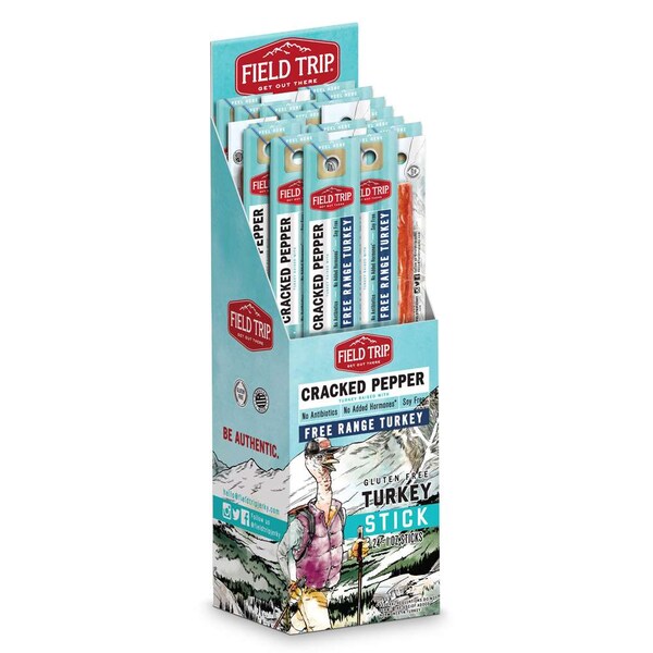 Excursión de campo Stick Turkey Cracked Pepper 1 oz., paquete de 144 - C01002406CP