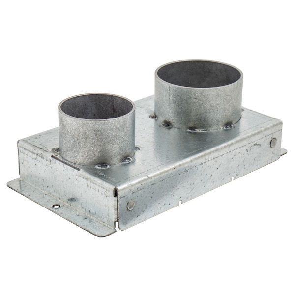 Hubbell Wiring Device-Kellems Recessed 8" Series, Replacement Fitting Box, (1) 1- 1/2" EMT and (1) 2" EMT - S1R8JNC11