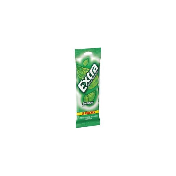 Chicle de Menta de Spearmint para un Solo Uso Extra Extra, 15 Piezas, Paquete de 60 - 318545